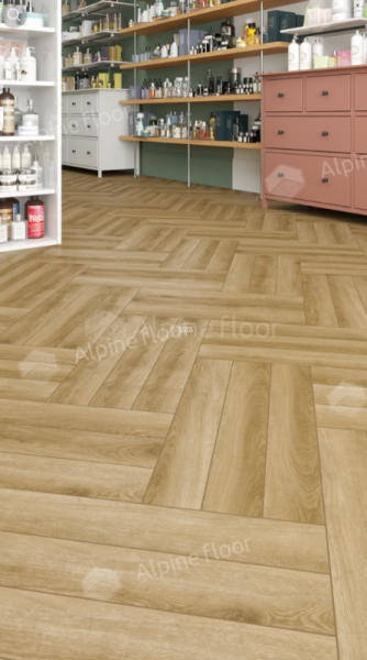 Alpine Floor Herringbone Pro 12мм lf 106-02 Дуб Эльзас фото 3 | FLOORDEALER