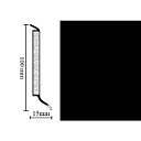 Плинтус Hsl 10 универсальный плинтус 0110 black  | FLOORDEALER