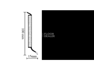 Плинтус Hsl 10 универсальный плинтус 0110 black фото 1 | FLOORDEALER