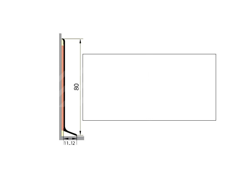 Плинтус ПОЛИМЕРНОЕ ПОКРЫТИЕ белый фото 1 | FLOORDEALER