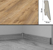 Плинтус МДФ Kronotex ламинированный D4794 Плинтус ламинированный МДФ Kronotex Дуб натуральный Макро фото 2 | FLOORDEALER