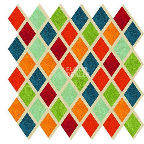 Кварцвиниловые полы Forbo Marmoleum meets Mendini Harlekino 18012 фото 1 | FLOORDEALER