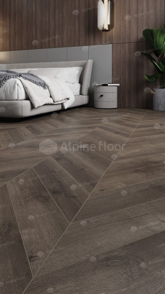 Alpine Floor Chevron 5мм SPC ламинат Дуб Антарес ECO 18-9 фото 2 | FLOORDEALER