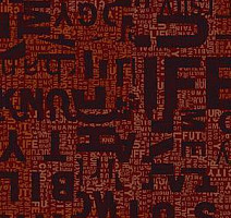 Ковровая плитка Ege Highline Contrast Text Layers Red rfm 52206422 фото 1 | FLOORDEALER