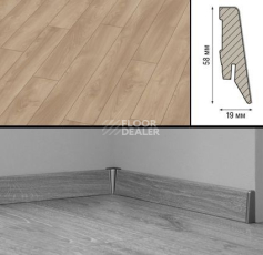 Плинтус Плинтус МДФ Kronotex ламинированный D4752 Плинтус ламинированный МДФ Kronotex Дуб светлый Марко фото 1 | FLOORDEALER