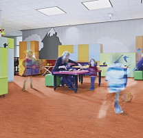 Forbo Marmoleum Marbled Real 2767 Rust фото 2 | FLOORDEALER