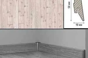 Плинтус Плинтус МДФ Kronotex ламинированный D2967 Плинтус ламинированный МДФ Kronotex Пихта сибирская фото  | FLOORDEALER