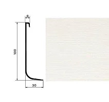 Плинтус Профиль для завода на стену Dollken Hk100 1013 фото 1 | FLOORDEALER