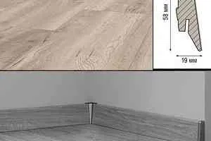 Плинтус Плинтус МДФ Kronotex ламинированный D4763 Плинтус ламинированный МДФ Kronotex Дуб бежевый Петерсон фото  | FLOORDEALER