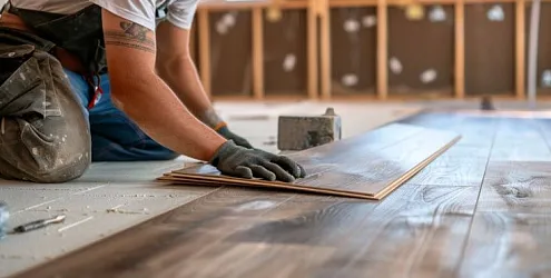 Укладка ламината по всей квартире без порогов