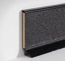 Плинтус Плинтус на деревянной основе Dollken S 100 flex life top 1001/1144 Черный фото 1 | FLOORDEALER