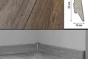 Плинтус Плинтус МДФ Kronotex ламинированный D4731 Плинтус ламинированный МДФ Kronotex Дуб Рустик фото  | FLOORDEALER