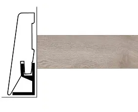 Плинтус Плинтус МДФ Kronotex ламинированный D4989 Плинтус ламинированный МДФ Kronotex Дуб Райт светлый фото 1 | FLOORDEALER