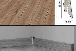 Плинтус Плинтус МДФ Kronotex ламинированный D3074 Плинтус ламинированный МДФ Kronotex Дуб Феррара фото  | FLOORDEALER