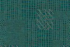 Ковролин Forbo Flotex Vision Pattern 560010 (Network) Petrol фото  | FLOORDEALER