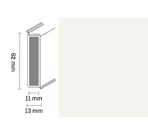 Плинтус Плинтус Dollken Cubu Decor 60 1013 white фото 1 | FLOORDEALER