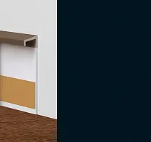 Плинтус ковровый без фурнитуры Dollken Tle-55 0110 (110/W225) Черный фото 3 | FLOORDEALER