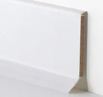 Плинтус Плинтус на деревянной основе Dollken S-60 flex life top 1005 Белоснежный фото 1 | FLOORDEALER