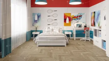 Alpine Floor Chevron 5мм SPC ламинат Дуб Ваниль Селект ECO 18-2 фото 3 | FLOORDEALER