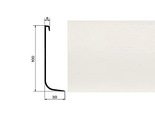 Плинтус Профиль для завода на стену Dollken Hk100 1137 фото 1 | FLOORDEALER