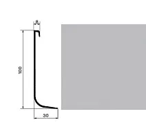 Плинтус Профиль для завода на стену Dollken Hk100 0138 фото 1 | FLOORDEALER
