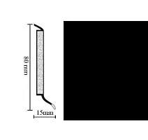 Плинтус Hsl 8 универсальный плинтус 0110 black фото 1 | FLOORDEALER