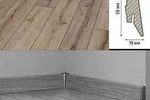 Плинтус Плинтус МДФ Kronotex ламинированный D3075 Плинтус ламинированный МДФ Kronotex Дуб Рип D3075/ Дуб Рифт D3044 фото  | FLOORDEALER